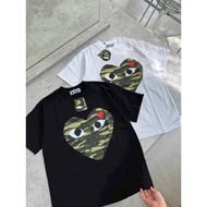 BAPE HEART LOGO T-SHIRT