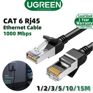 UGREEN Cat6 5M/10/15M Pure Copper Ethernet Cable cat6 RJ45 Lan Cable UTP RJ 45 Network Cable 24AWG o
