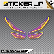 Stiker Lampu / Alis Vario 125-150 New - Sticker Led Honda Vario JP04