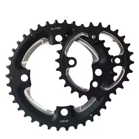 AL7075 alloy aluminum 26T 64BCD Crankset chainring 38T 104BCD Chainwheel chain wheel For 9S 10S MTB 