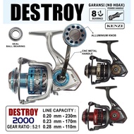 DESTROY KENZI FISHING REEL FISHING REEL 3000 2000/ 1000/ - biru, 3000