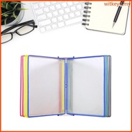 WIT 10 Easy-Loading Pocket Wall Mounted Reference Organizers for for Warehouse