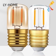 LIAOYING T28 Crystal Light Bulb, 1W E26 E27 LED Light Bulb, Home Chandelier Incandescent Candle 2200