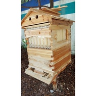 (Malaysia Ready Stock)Beekeeping Plastic Flow Frames Honey bee hive Auto 7PCS Kit Beehive Harvesting