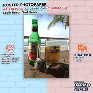 Poster Logo Bintang Bir Hiasan Dinding Hypebeast Hypebis Beer Local Hype Logo Trending Pajangan Anak