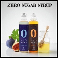 Tivine Zero Sugar Syrup, Low Calorie Sugar Free Erythritol Stevia Allulose