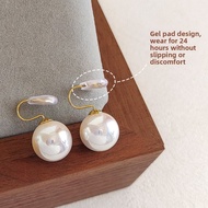 JIUDUOLAN | Exaggerated Luxury White Pearl Earrings