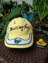Topi Baseball Anak Butterfly EJ599 Kids Caps Hat Thrift Second Preloved aldracil.id