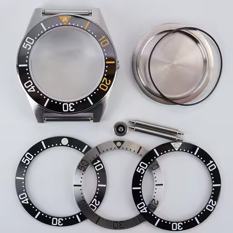 40.5mm NH35 Watch Case 316L Stainless Steel Suitable For NH34 NH35 NH36 NH38 4R36 Automatic Movement