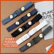 𝐁𝐔𝐂𝐊𝐋𝐄 𝐅𝐑𝐄𝐄 Snap Closure Unisex Waist Belt Jeans Pants Dress Adjustable Elastic Belts Lazy Waistband