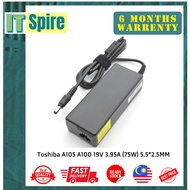 Toshiba A105 A100 L450D L745 L645D C665 M60 M65 P750 PA-1750 19V 3.95A (75W) 5.5*2.5MM