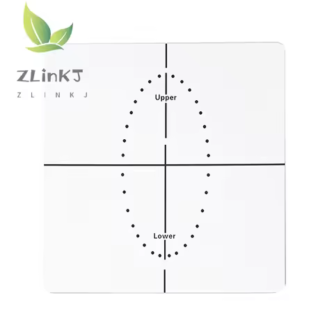 1PC Dental Rubber Dam Punch Hole Positioning Board Barrier Template Dental Lab Instrument Tool