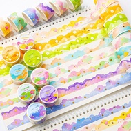 Dream Cloud Tape Hand Account Sticker and Paper Material Shaped Border Hand Account Girl Heart Ins W