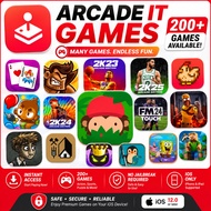 Arcade Games for iOS | 200+ Games Collection | iPhone & iPad Only | Instant Delivery PC Console