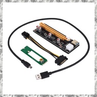 [I O J E] NGFF M.2 M Key to USB 3.0 PCI-E Riser Card M2 to USB3.0 PCIE 16X 1X Extender with Power fo