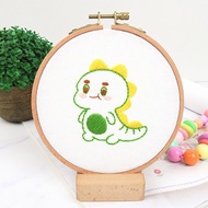 Diy Paket Sulam Menyulam Pemula/Menyulam Untum Pemula/Colorful Embroidery Kit Ideal For Beginners