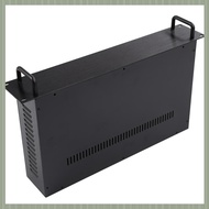 (QJWR) 2U Chassis 19 Inch Server Rackmount Case Data Switch Box Power Communication Metal Rack Mount