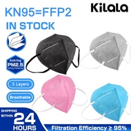 Kn95 Anti Virus Mask Reusable Breathable 95% Filtration N95 Masks Masque 5 Layers