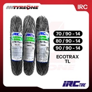 IRC Ecotrax Tubeless Motorcycle Tire 70/90-14 80/90-14 90/90-14 Tubeless
