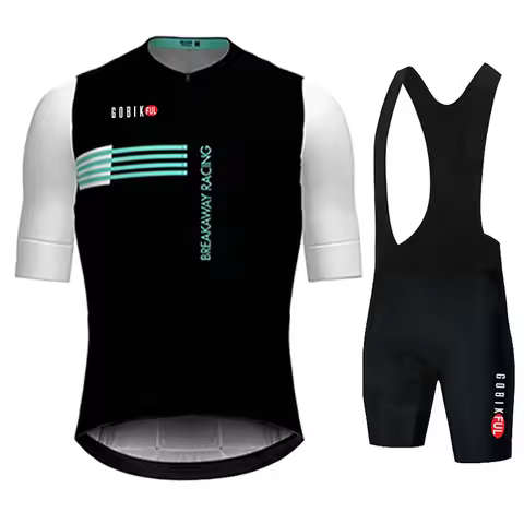 Gobikful Cycling Jersey Short Sleeve Bicycle Clothing Kit, MTB Bike Wear, Triathlon Uniform, Ciclism