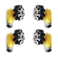 4PCS 50mm Omni Wheels With 1:48 TT Motor For DIY STM32 RC Robot Car