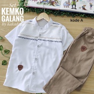 Galang white set size 2-10 by Kakadede