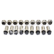24 Hours Shipping Aviation Connector Quick Waterproof Aviation Socket Connector 16mm Plug Socket GX1