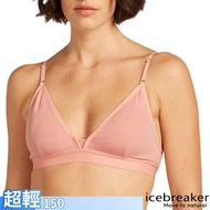 [Icebreaker] Female Siren Merino Wool Thin Shoulder Strap Underwear (With Lining) Bra Light Nude Pin