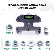 Tool stabilizer mounting Bi-led headlamp AES Biled light measuring Tool