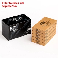 50Pcs Assorted FILTER Tattoo Cartridge Needles Mixed #10 #12 RL RS RM M1 for Rotary Cartridge Tattoo