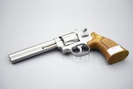 &lt;F.T.G&gt;缺貨 UHC 台灣 製造 4吋 M19 銀色 左輪 空氣 手槍 玩具槍 6mm BB槍 934