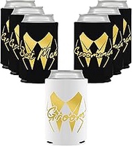 LADY & HOME Set of 7 Groom and Groomsmen Can Coolers, Groomsmen Proposal Can Sleeve Favors for Bache