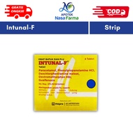 Intunal-f Strip / Fever Cough Cold Tablet Medicine