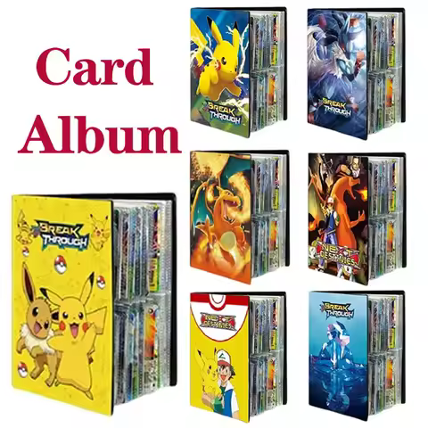 2026 Charizard Mewtwo Holder Binder Collections Folder Anime Card Protector Notebook for Pokemon Alb
