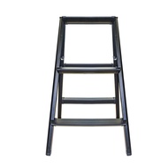 Alumaster 150kg MINI Double Side Home Ladder AL-HL-3S/PF/ AL-HL-3S/WG ALUCLASS Matte Black/ Wood Fin