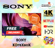 [INSTALLATION] Sony 75 Inch X80K 4K Ultra HD High Dynamic Range (HDR) Smart TV (Google) KD75X80K (1-13 days delivery)