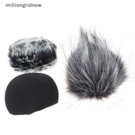 [milliongridnew] 1Pc Foam Mic Wind Cover Furry Windscreen Muff For ZOOM H5 H6 Recorder Microphone GZY