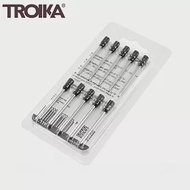 德國TROIKA短版工具筆筆芯專用替芯99Z119(10支裝)refill適KYP25 KYP26 PIP25 黑色