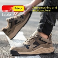 Safety Boots Safety Shoes Steel Toe Lightweight Work Shoes Wear-Resistant Safety Shoes Construction 