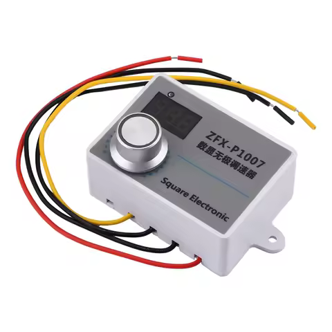 ZFX-P1007 500W PWM Speed Controller 0-100% Infinite Speed Dimmer Voltage Temperature Regulator for M