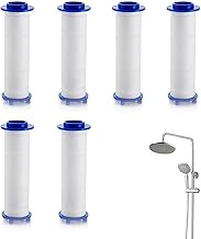 Pack of 6 Filter Shower Head, Shower Head Filter, 9.5 x 2 cm, Universal Shower Head Filter, Suitable
