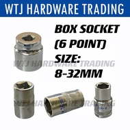 (1PC ONLY) Heavy Duty 6 Point Box Socket / 6PT Socket Box for Ratchet Socket Torque Wrench  Impact D