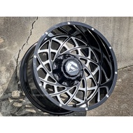 New 4x4 OFFROAD Car Sport Rim FUEL Wheels 20x12J 6x139.7 ET-44 BLKSP - READY STOCK