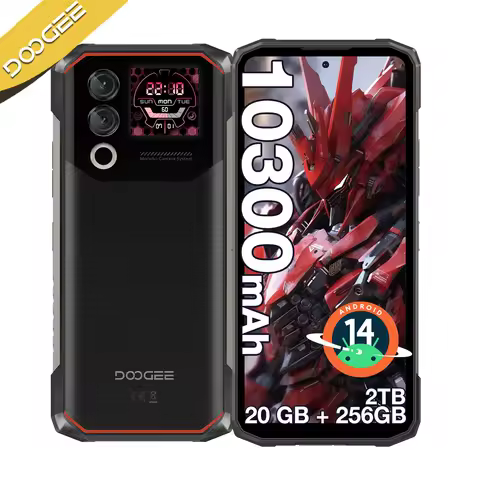 DOOGEE Blade10 Max Rugged Phone 6.56" 90Hz IPS Display 8GB 256GB 1.54" Rear Display 50MP AI Main Cam