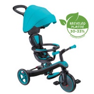 Globber 634 EXPLORER TRIKE 4in1 兒童探索四合一滑板車-水藍色 | 適合1-5歲 | 滿足四個成長階段需求