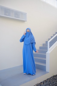 Ar Rikna - GAMIS ABAYA SYARI SET KHIMAR DAN CADAR / GAMIS CADAR TERBARU KEKINIAN / GAMIS SET CADAR R