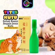HIJAU CAT FLEA MEDICINE GREEN DROPS 1ml ANABUL CHOMEL FLEA DROPS