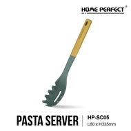 HOME PERFECT Silicone Non-Scratch Kitchen Utensils W/Hang Hole PASTA SERVER HP-SC05