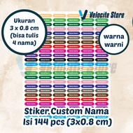 Custom Name Sticker A4 3x0.8 cm