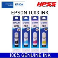 ORIGINAL EPSON 003 V100 BLACK 65ML REFIL INK TANK INK. FOR PRINTER L110 L3100 L3110 L3150